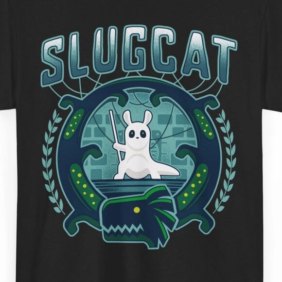 Slugcat Emblem Unisex T-Shirt. Rain World Video Game 170 - Picture 2 of 5
